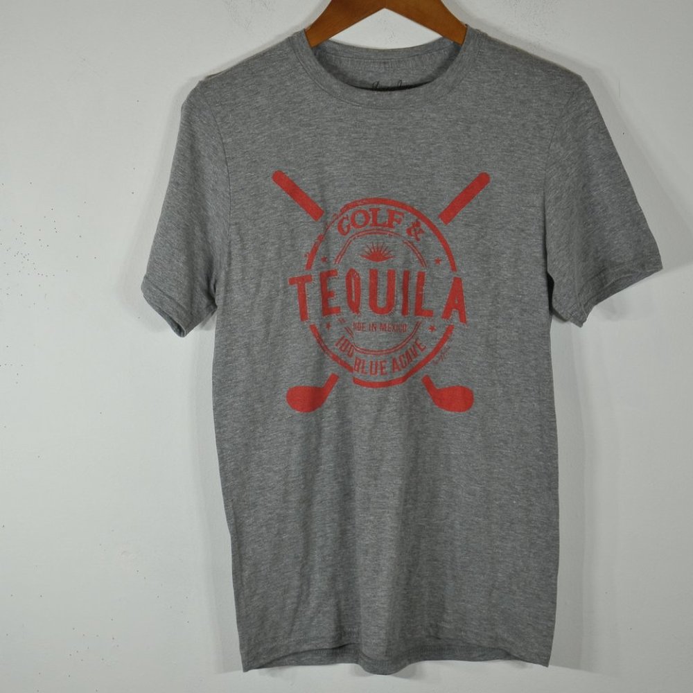 Swing Juice Men's Tee S Golf Tequila Soft Gray NWOT Size-Small 85%Cotton-15%Poly